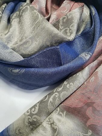 Printed Silk Multicolor - Blue